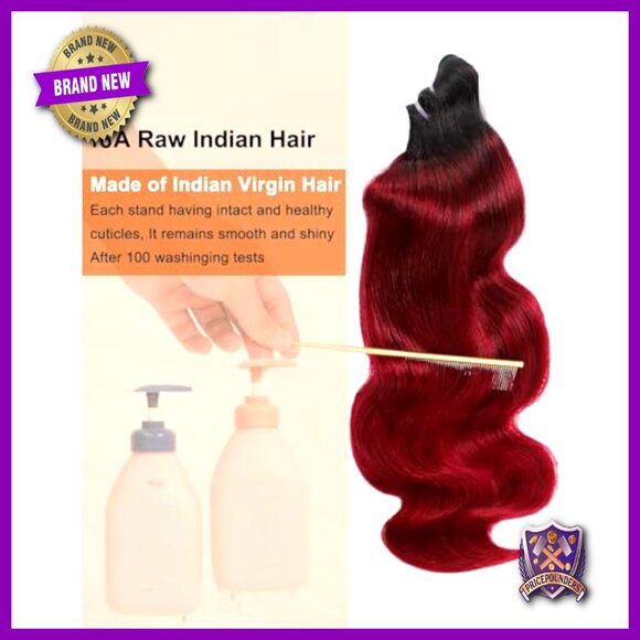 18 Inch Human Hair Extensions, Body Wave, 100% Raw Indian Hair, 3 Bundles main image 5